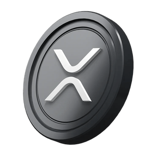 Graphic of an XRP coin featured in a beginner's guide to cryptocurrency